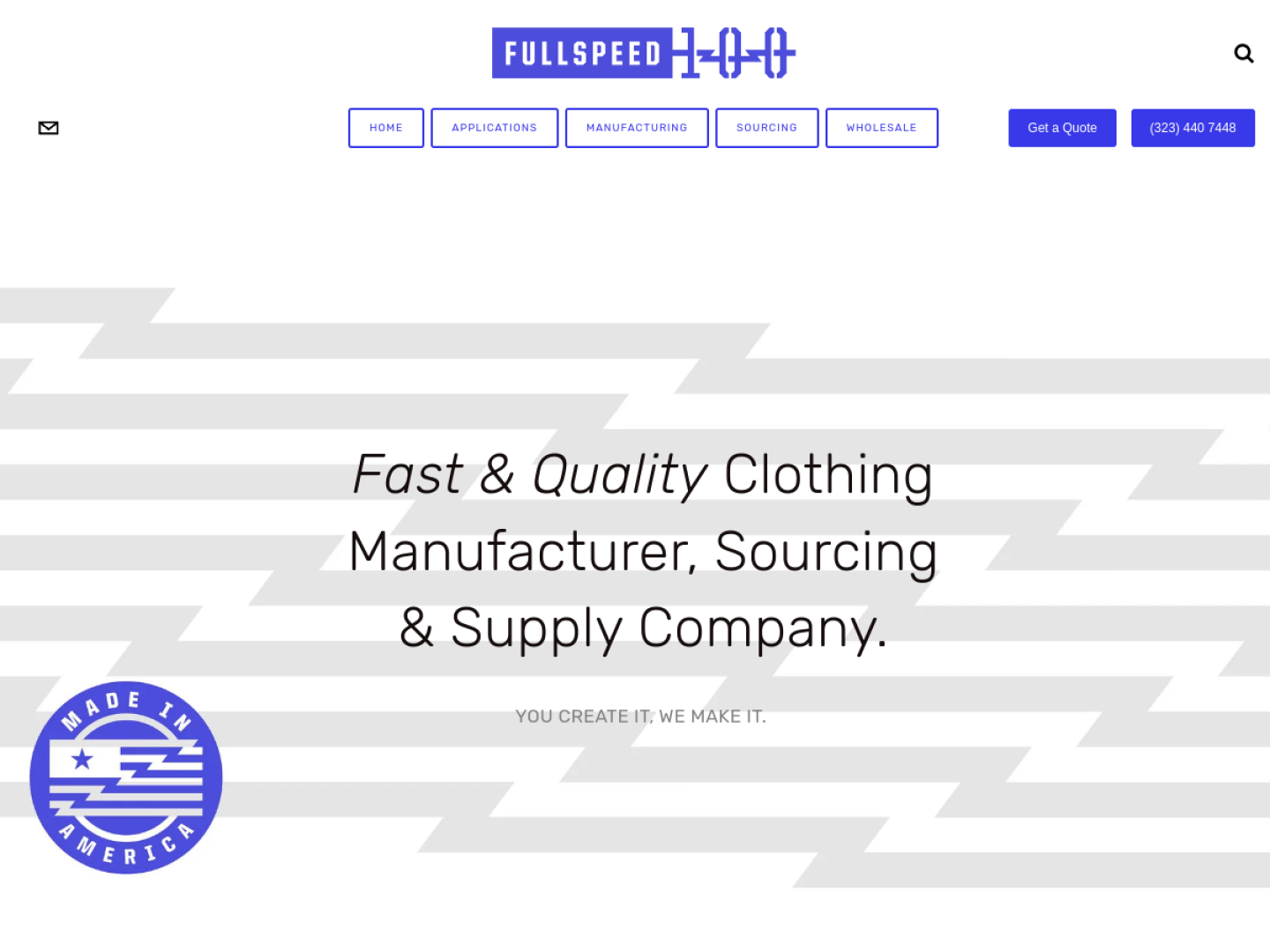 Full Speed 100 official website homepage