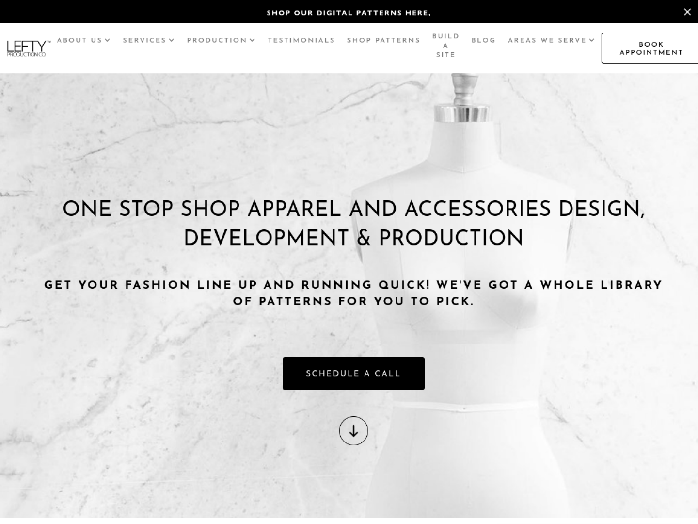 Lefty Production Co official website homepage