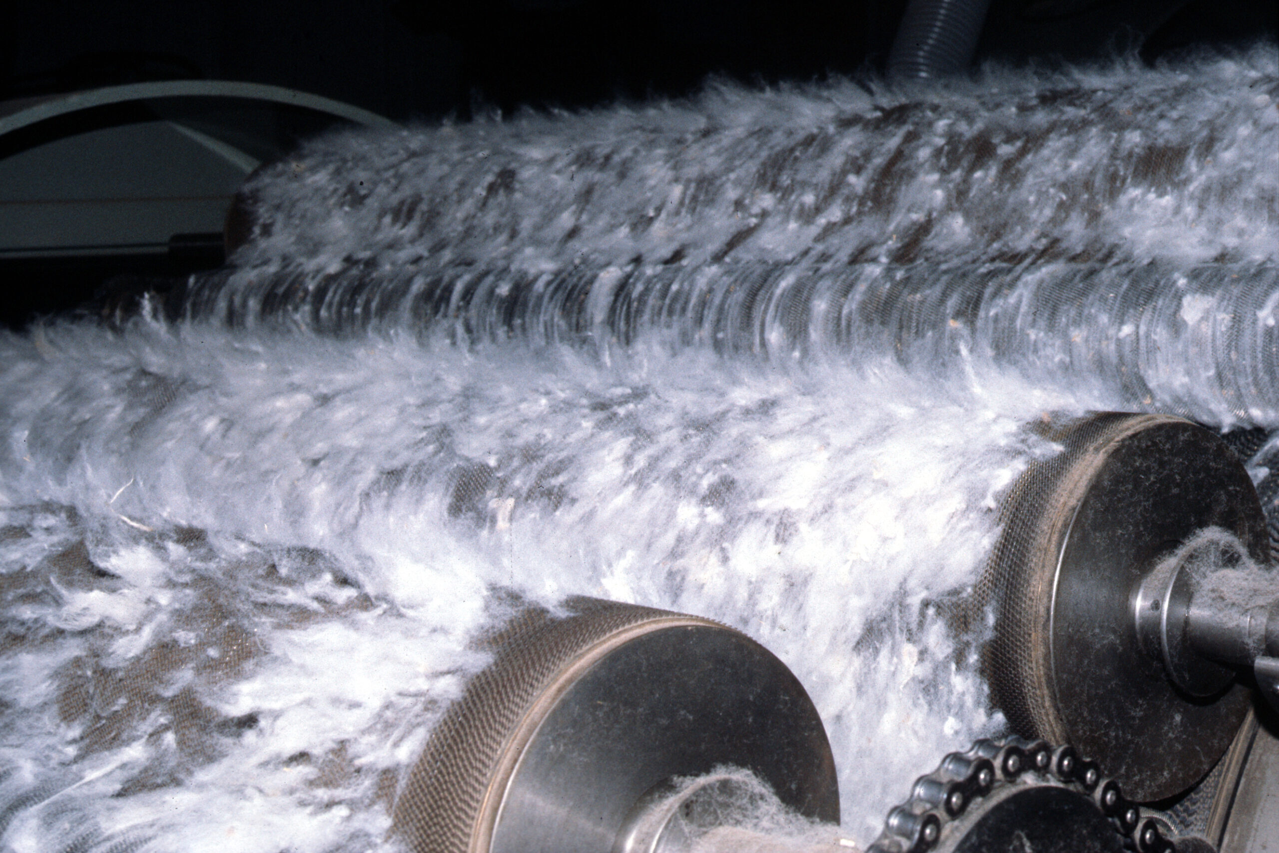 Industrial wool carding machine
