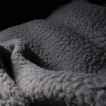 Clustered pile on a Thermal Pro fleece.