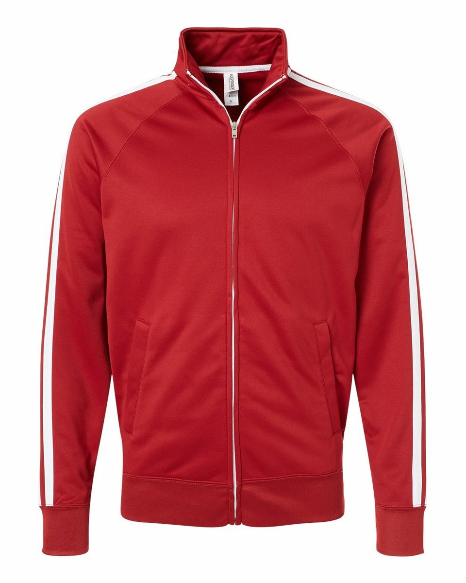 Full-zip track jacket front reference