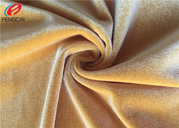 Golden 250 GSM velvet with a close, glossy pile surface.