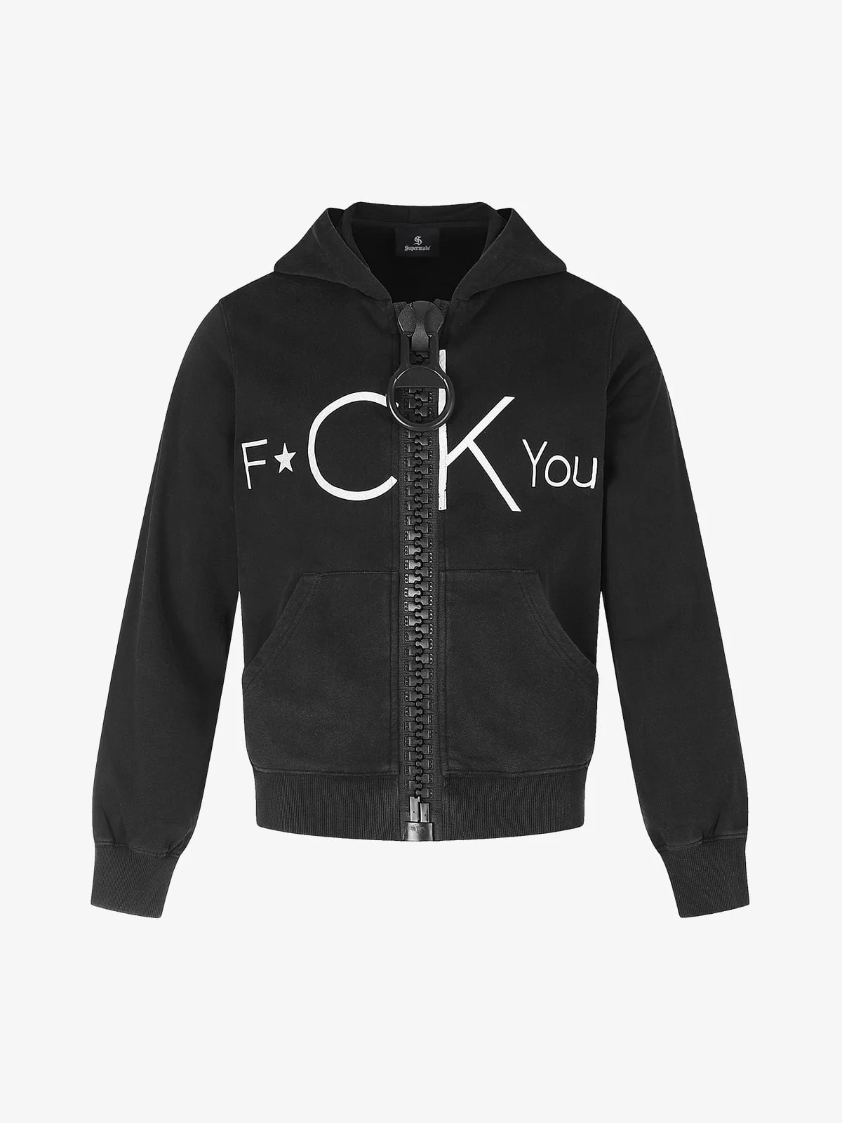 Oversized hoodie with dropped shoulders and a roomy body