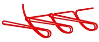 Stitch structure illustration: 103 blindstitch with a looping thread path for a concealed hem.