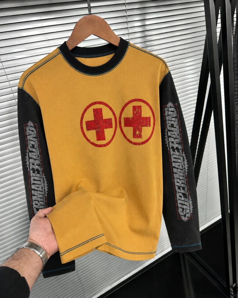 Customer-provided reference image — More than a color match: developing a racing-inspired long sleeve