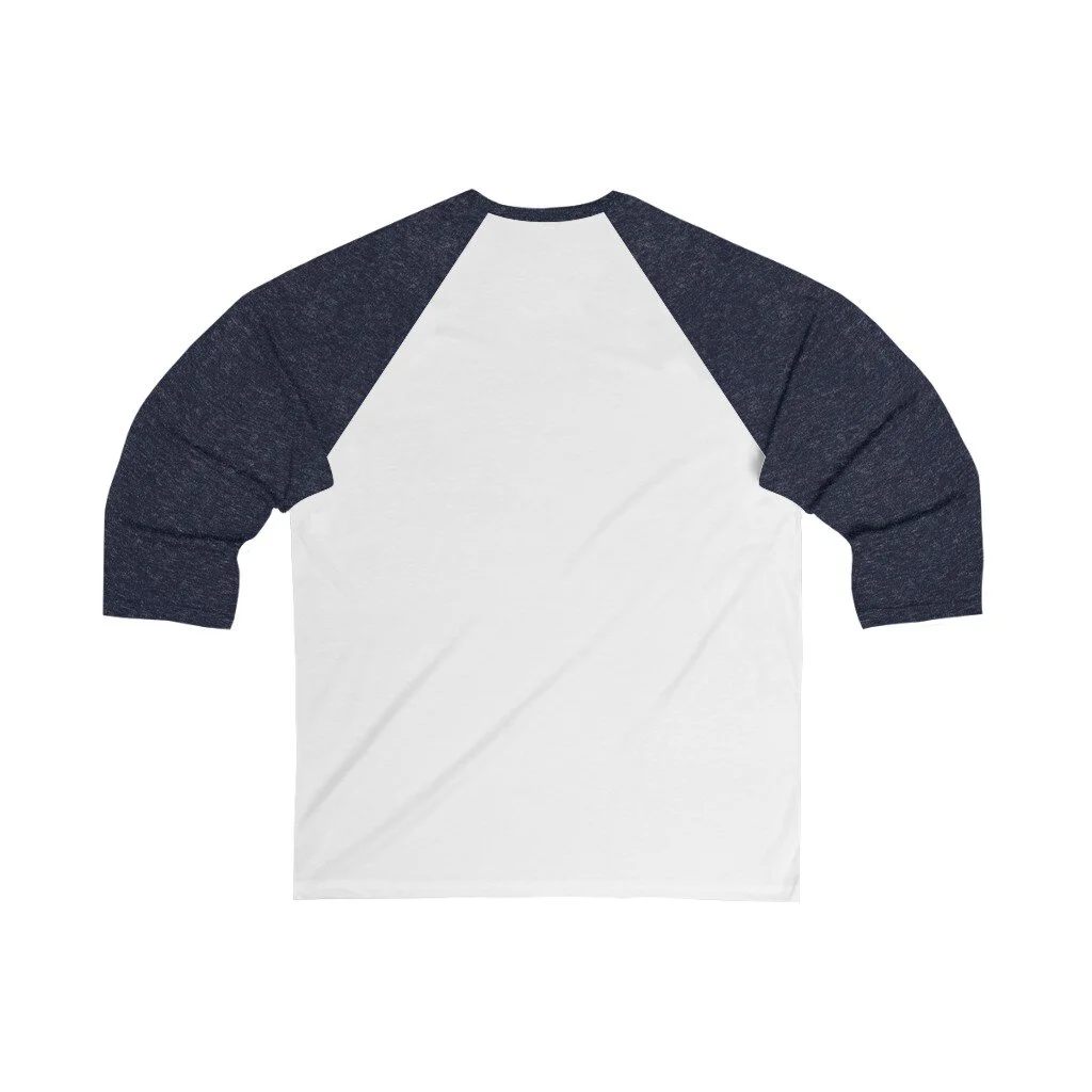 Three-quarter-sleeve raglan tee